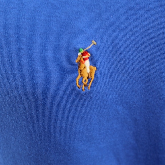 Royal blue men's Polo Ralph Lauren shirt - Picture 1 of 4